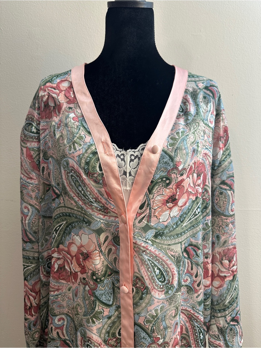 Victorias Secret Gold Label Floral Robe